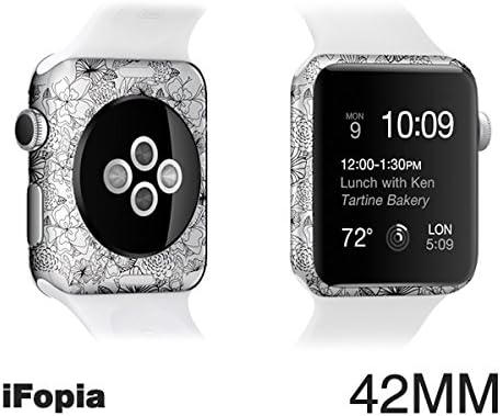 Black Friday Countdown Sale! Apple Watch waterproof Special body protector film accessories case for making(customizing) new apple watch with EDGE SKIN-iFopia®/FLOWER_4(32)