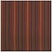 Durable Flat Weave 100% Cotton Colorful Orange and Brown Striped Tablecloth 60x60 Inches