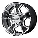 Moto Metal Series MO957 Gloss Black Machined - 17 X 9 Inch Wheel