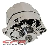 Chevy/GM 100 Amp 1 Wire Internal Alternator - Chrome