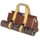 Canvas Yoga Mat Tote by Plank - Chocolate -