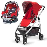 UPPAbaby 0071DNY - Cruz Denny Stroller with KeyFit 30 Infant Car Seat in Fuego