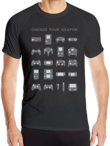 Choose Your Weapon Funny Men Tee Running Short Sleeve
