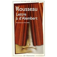Lettre � d'Alembert