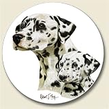 AutoCoaster ~ Dalmatian ~ Tile Drink Coaster for car cupholder - code 809