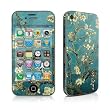 Van Gogh - Blossoming Almond Tree Design Protective Skin Decal Sticker for Apple iPhone 4 / 4S 16GB 32GB 64GB