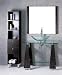 Bathroom Modern Design Vanity Set with Mirror &amp; Glass Vessel Sink &amp; Faucet