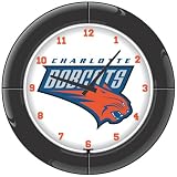 NBA Charlotte Bobcats Everbrite Neon Wall Clock