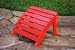 Outdoor Living : Adirondack Ottoman - Red