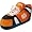 Clemson Tigers NCAA Original Comfy Feet Slippers (Men's Size 8 to 9 1/2)