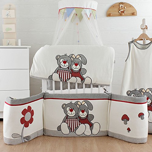 Imagen 2 de Protector de cuna 'Nariz roja' Tallas Protector de cuna (TU : 190 x 40 cms) - Kinousses