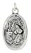 Sterling Silver Mary Magdalene Medal Pendant 15/16" X 5/8" (24 mm X 16 mm).