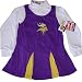 Minnesota Vikings NFL Youth Long Sleeve Cheerleader Dress 14 L