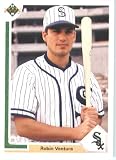 1991 Upper Deck # 263 Robin Ventura Chicago White Sox / MLB Baseball Card in Protective Display Case!