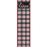 Clique Book Black and Red Plaid Boy Snatchers Magnetic Bookmark