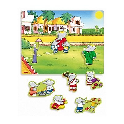 Vilac - 2202 - Babar - Tableau magnétique Babar + 8 magnets