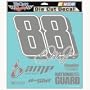 #88 Dale Earnhardt Jr Thermal 8" x8" Diecut Decal
