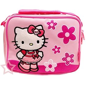 Hello Kitty Child Insulated Lunch Bag Box by American Clocks