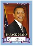 Barack Obama 2008 Hype Campaign Rookie Card with Fax Autograph Democrat