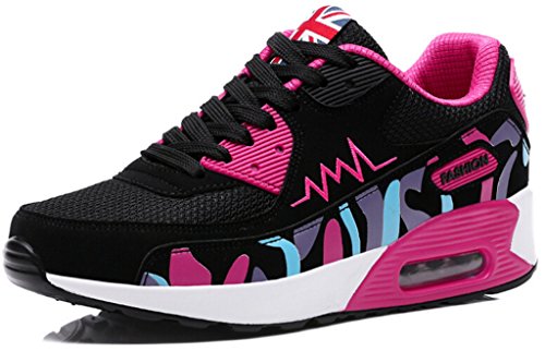 DADAWEN Women's Breathable Mesh Air Max Sneakers Running Shoe