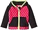 Pink Platinum Baby-Girls Newborn Dotted Fleece Jacket