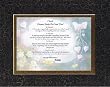 Personalized Touching and Heartfelt Poem for Loving Partners - Dreams Really Do Come True . . . Poem on 11 x 14 inches Double Beveled Matting