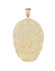 CleverEves 14K Gold Pendant Police Badge 8.1 - Gram(s)