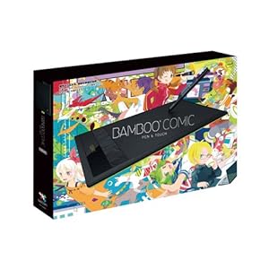 【クリックでお店のこの商品のページへ】Wacom ペンタブレット Mサイズ ブラック イラスタMini&コミスタMini付属 Bambooコミック CTH-670/K2