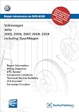 Volkswagen Jetta 2005, 2006, 2007, 2008, 2009: Repair Manual on DVD-ROM (Windows 2000/XP)