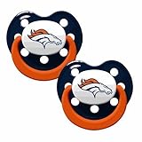Denver Broncos 2 Pack Pacifier by Baby Fanatic [並行輸入品]