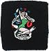 J. Dempsey Black Terry Cloth Wristband with Lady Tattoo
