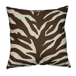 Product Image Zebra Square Pillow - Brown/Tan (18x18")