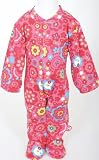 Infant Baby Girl Pijama, Long Sleeve Rompers. Chip Chip Collection-Print