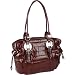 SW6 Andorra Cracked Patent Two Handle Tote Bag