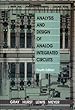 Analysis and Design of Analog Integrated Circuits