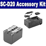 Samsung SC-D20 Camcorder Accessory Kit includes: SDSBL220 Battery, SDM-122 Charger