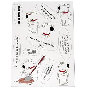 Family Guy Brian 12 Piece Magnet Set by Innovative Designs