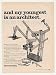 1968 Youngest is Architect Erector Sets Photo Print Ad