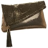 Whiting & Davis Fan Fold-Over Clutch