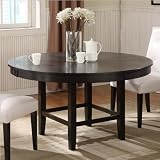 Modus Furniture 2Y2161R Bossa 54-Inch Round Dining Table, Dark Chocolate