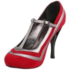 Georgina Goodman Women's Cassie Suede Sparkle Leather Pump