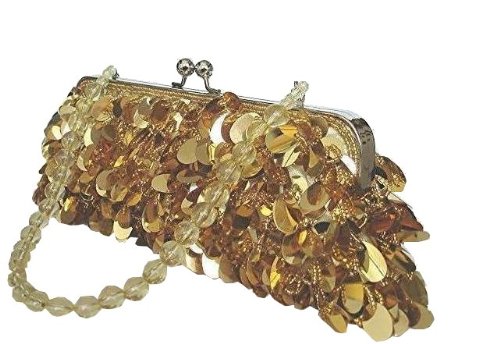 Glamour Partytasche / Abendtasche in Gold
