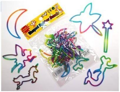 12 Angel Fantasy Silly Shaped Tie Dye Bandz