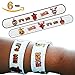 6 Pack - FNAF Five Nights at Freddy's Birthday Party Decorations Supplies Goody Loot Bag Favors Slap Bracelets Jewelry - Freddy Fazbear Baby Chica Cupcake Foxy the Pirate Mangle Balloon Boy