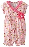 Bonne Baby-Girls Infant Ruffled Kimono Romper