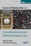 Cases and materials on constitutional and administrative law