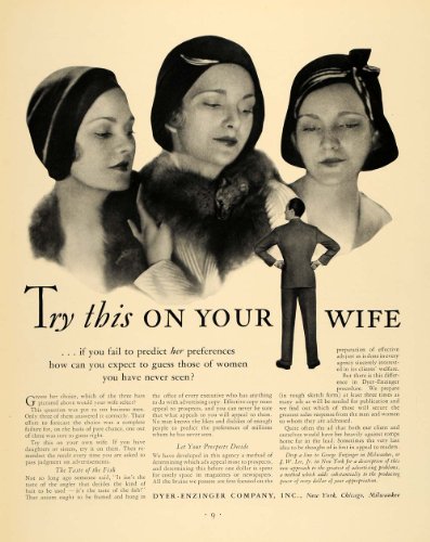 1930 Ad Dyer-Enzinger Publication Art Deco New York - Original Print Ad
