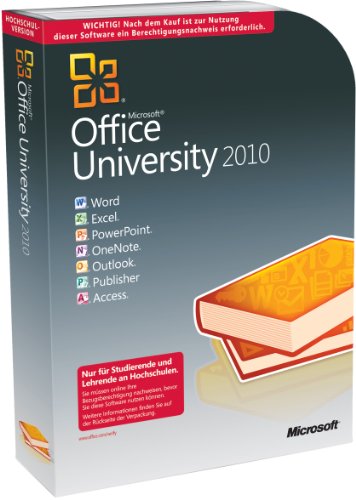 Microsoft Office University 2010 deutsch - Berechtigungsnachweis erforderlich