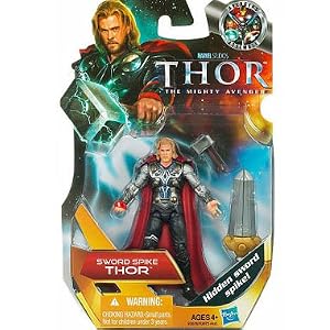 Thor Movie 4 Inch Series 1 Action Figure Sword Spike Thor