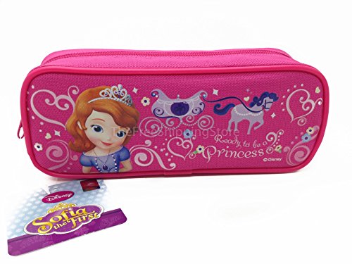 Disney Sofia the First Pencil Case - Dark Pink